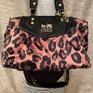 NWOT Coach Madison Leopard Print